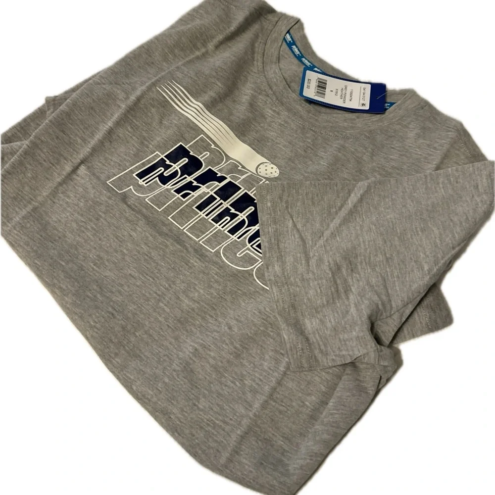 Prince pickleball Gray and Black Logo T-Shirt - Picture 3 of 4